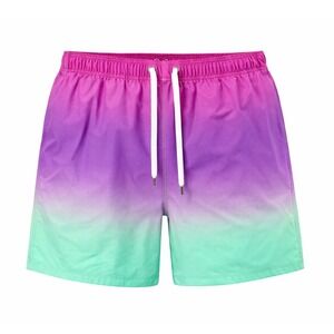 Sonoma XXL Swim Trunks Pink Teal Ombre Board Shorts Lined 'NEVER WORN'